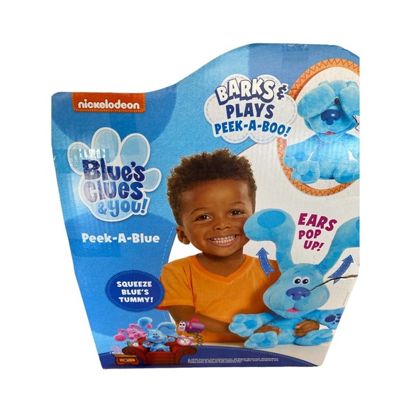 Blue’s Clues & You! Peek-A-Blue, Interactive Barking Peek-A-Boo Stuffed Animal - Picture 4 of 4